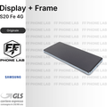 DISPLAY OLED SAMSUNG GALAXY S20 FE 4G SCHERMO COMPLETO CON FRAME SERVICE PACK