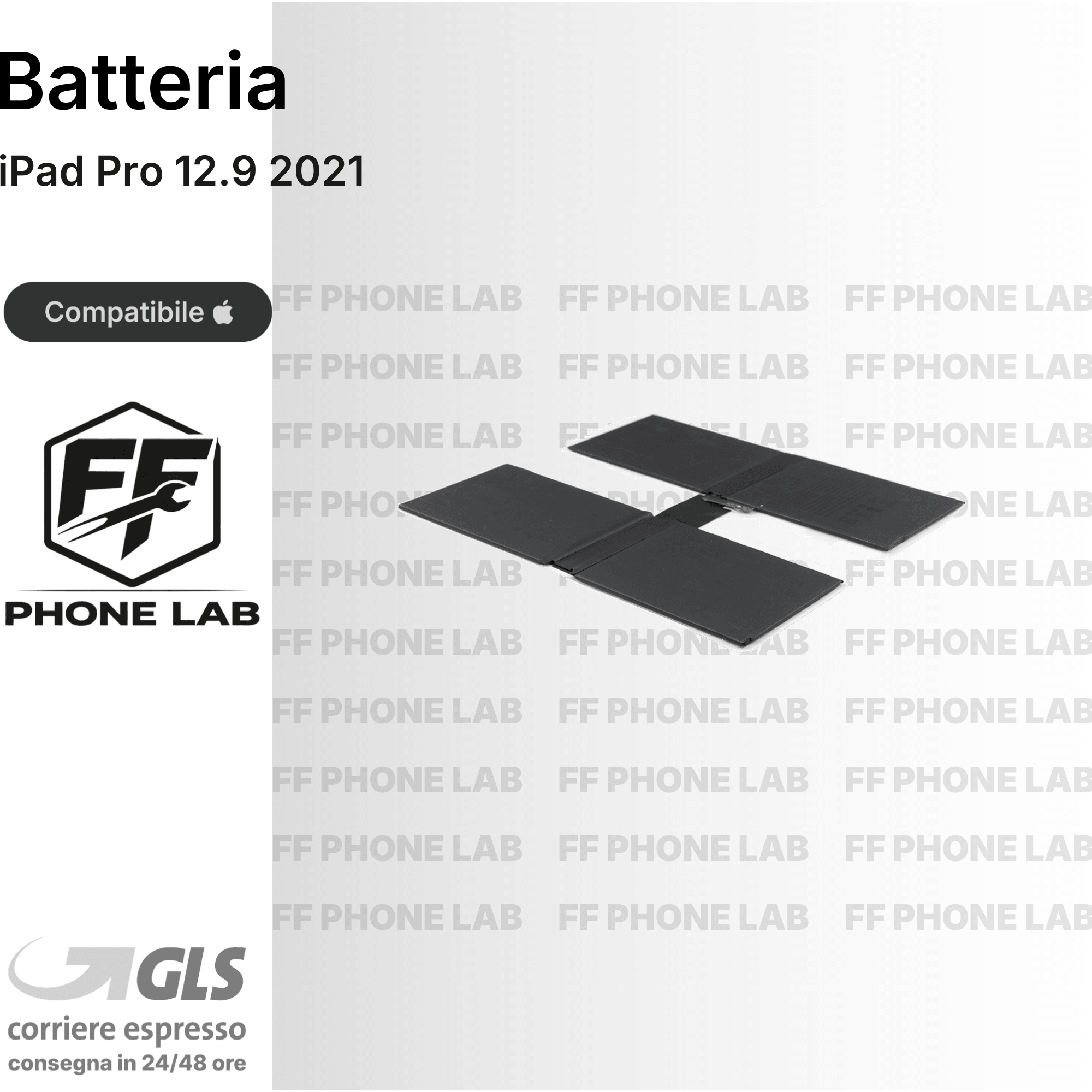 BATTERIA APPLE IPAD PRO 12.9 2021 RICAMBIO PILA ACCUMULATORE ALTA CAPACITA NUOVA