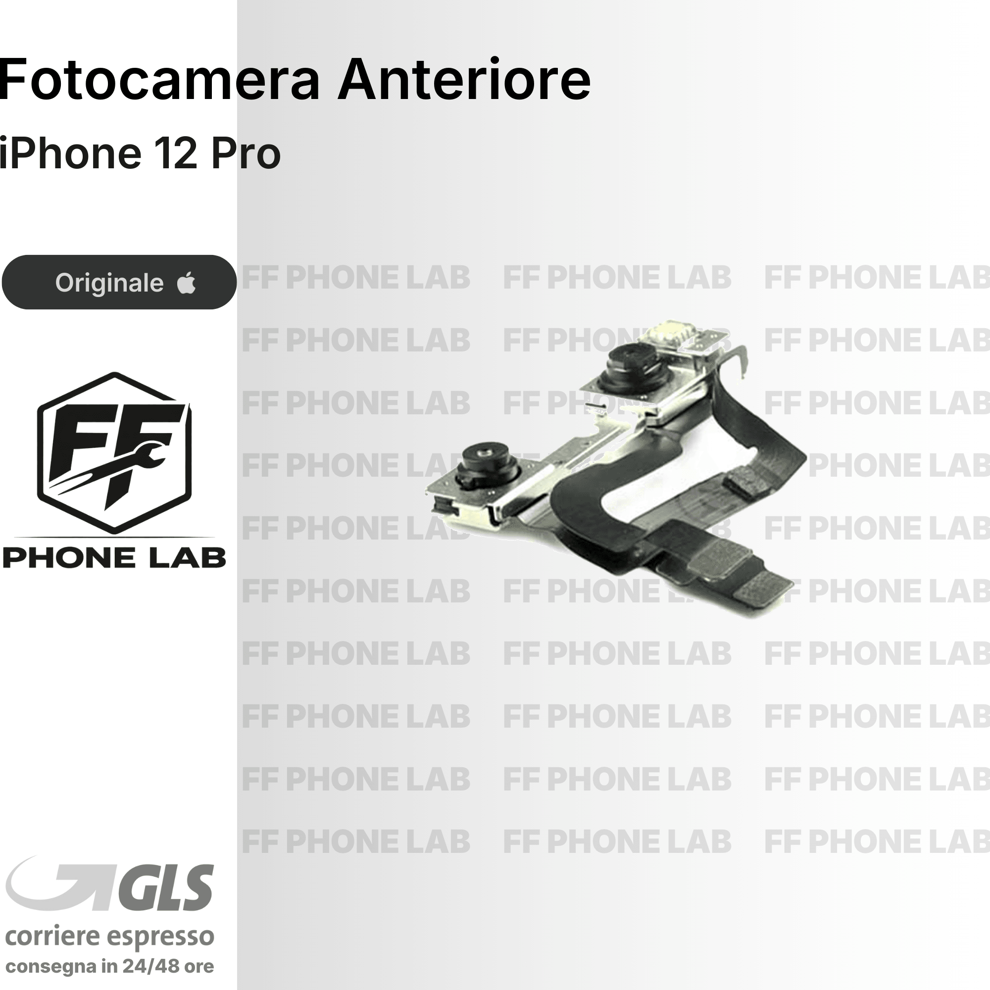 FOTOCAMERA ANTERIORE APPLE IPHONE 12 PRO PULLED SENZA FACE ID RICAMBIO