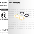 VETRO FOTOCAMERA APPLE IPHONE 13 RICAMBIO LENTE OBIETTIVO POSTERIORE ORIGINALE