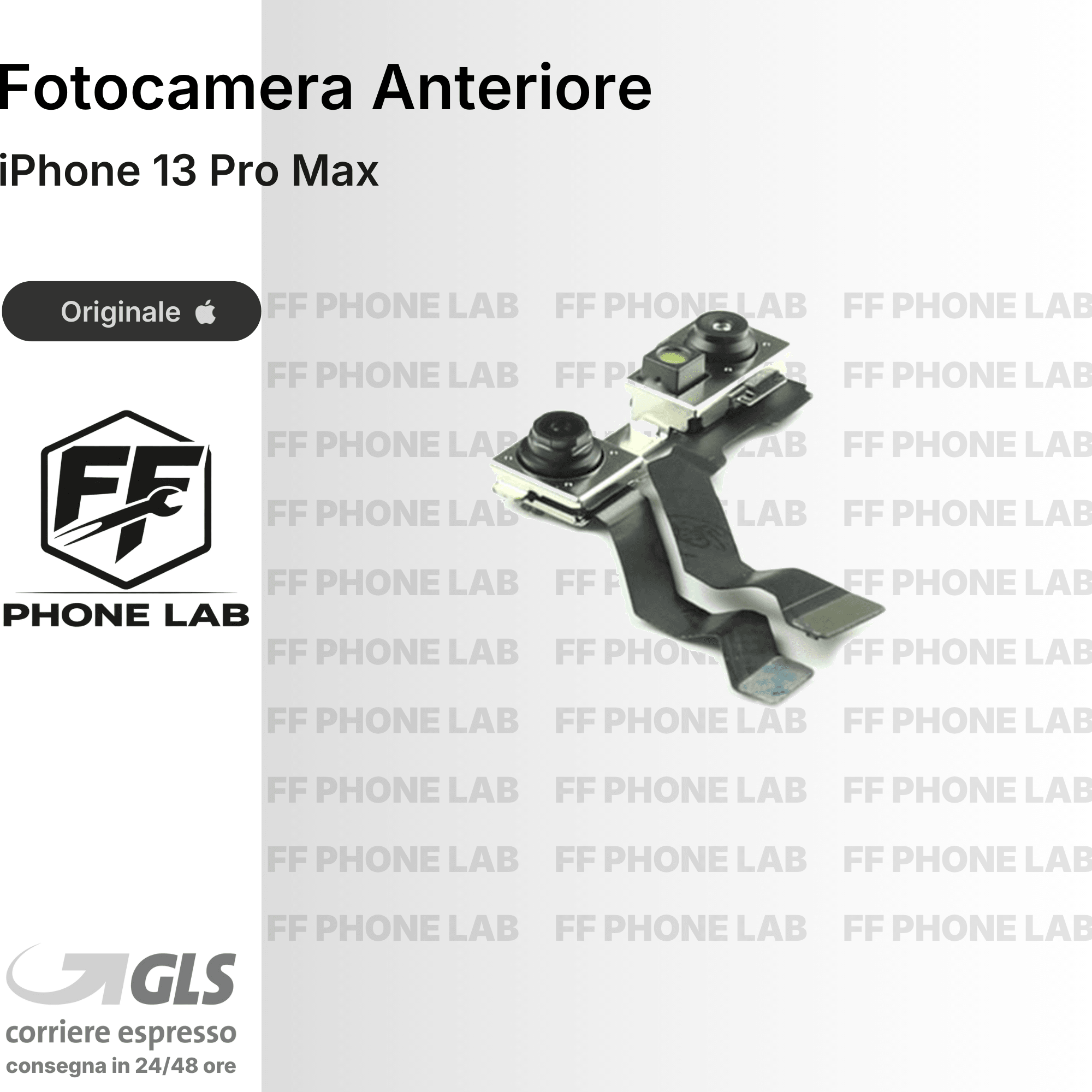 FOTOCAMERA ANTERIORE APPLE IPHONE 13 PRO MAX PULLED SENZA FACE ID RICAMBIO