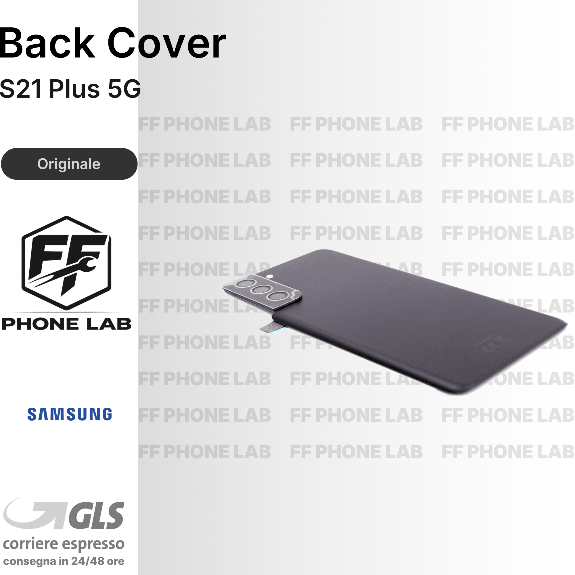 BACK COVER SCOCCA SAMSUNG GALAXY S21 PLUS 5G SERVICE PACK