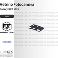 VETRO FOTOCAMERA SAMSUNG GALAXY S20 ULTRA RICAMBIO LENTE OBIETTIVO POSTERIORE