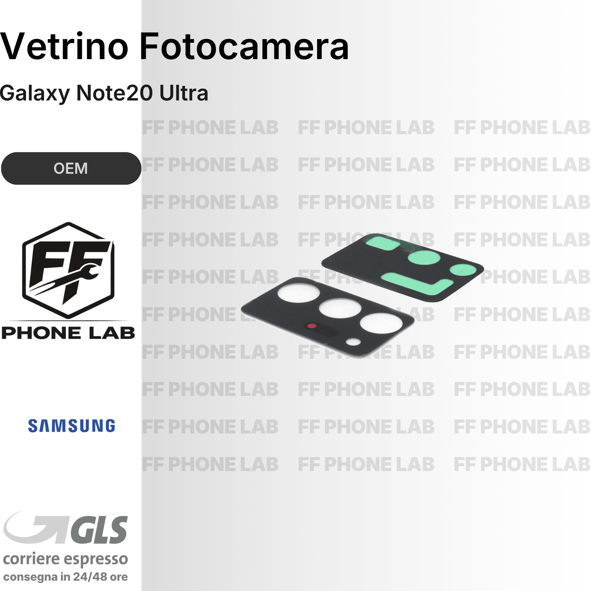 VETRO FOTOCAMERA SAMSUNG GALAXY NOTE 20 ULTRA RICAMBIO LENTE OBIETTIVO ORIGINALE
