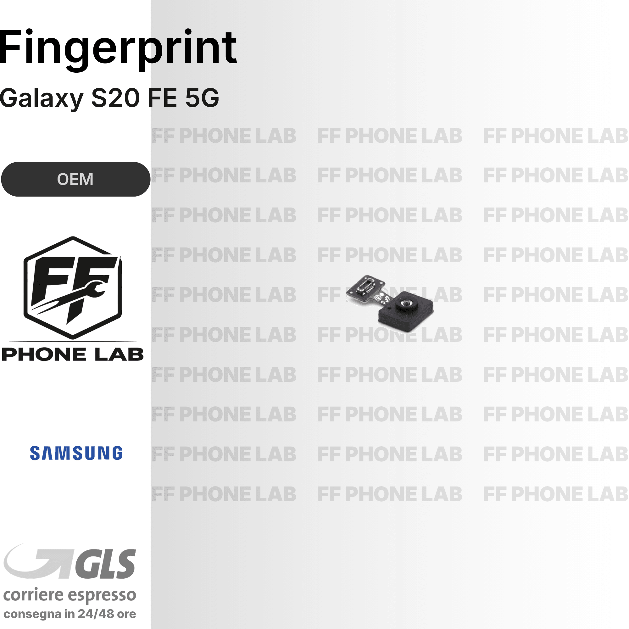 FLAT SENSORE IMPRONTE SAMSUNG GALAXY S20 FE FINGERPRINT RICAMBIO