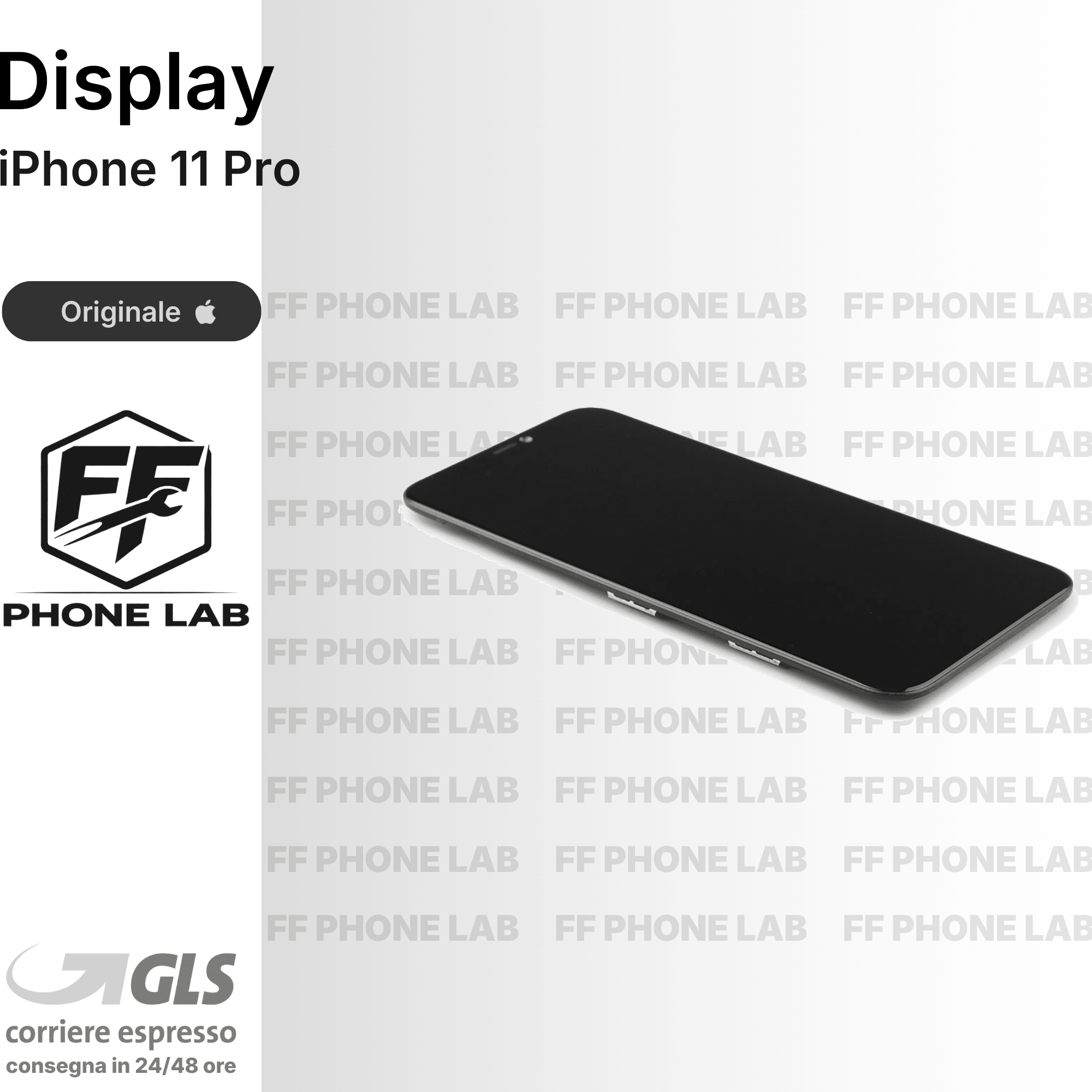 DISPLAY OLED APPLE IPHONE 11 PRO RICAMBIO SCHERMO LCD TOUCH VETRO SCREEN NUOVO