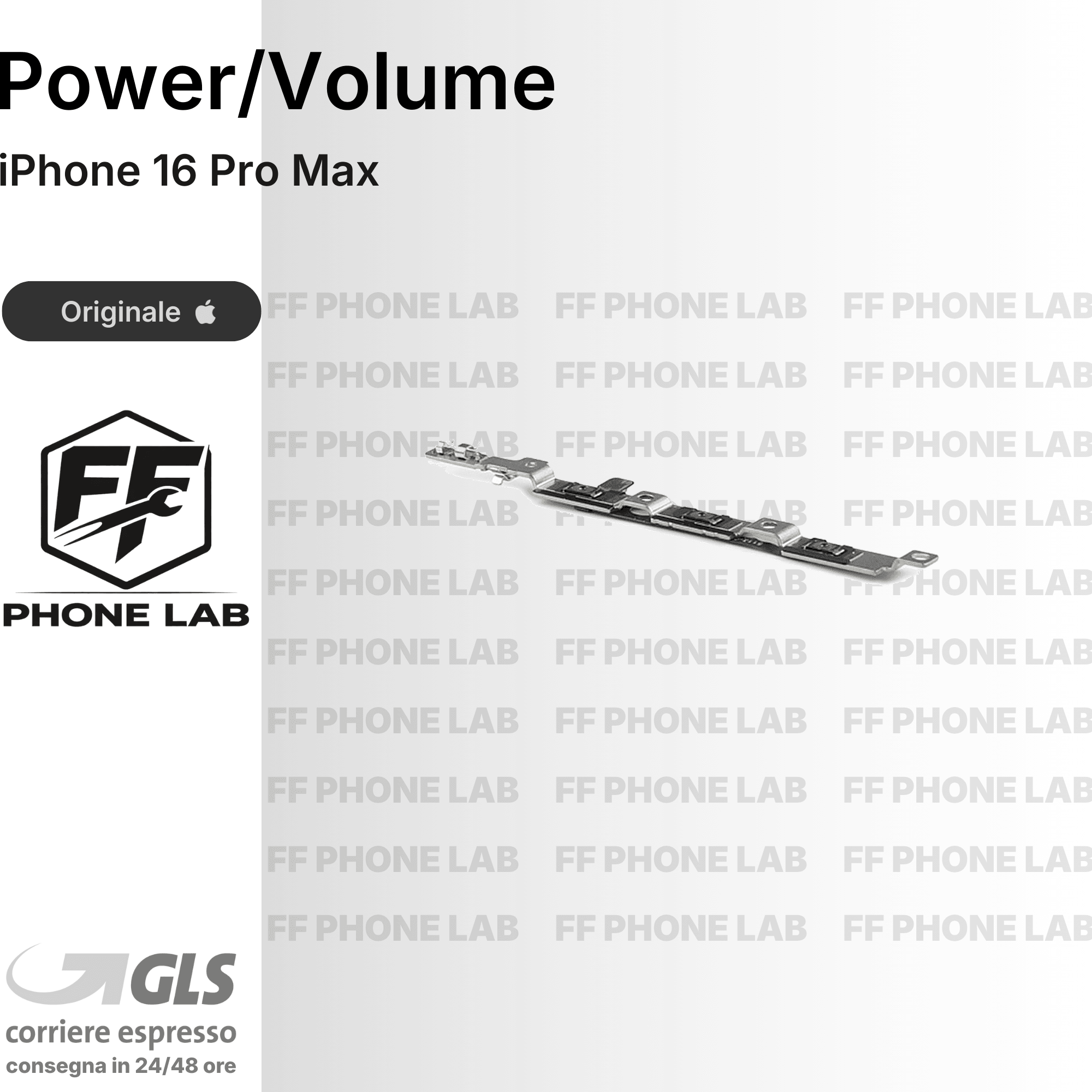 FLAT TASTO VOLUME APPLE IPHONE 16 PRO MAX VOLUME FLEX RICAMBIO