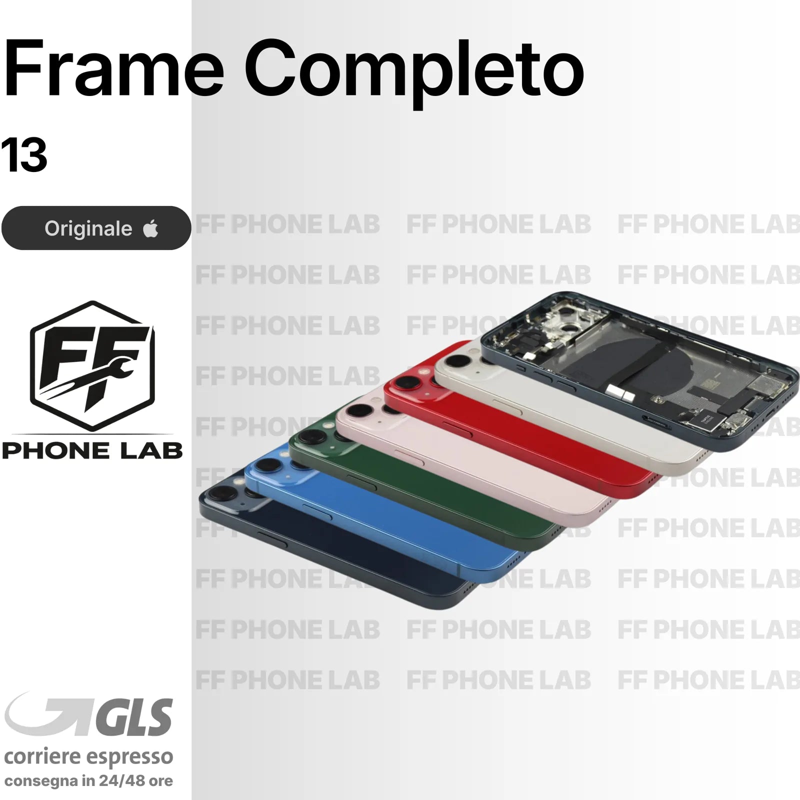SCOCCA POSTERIORE IPHONE 13 USA (mmWave) ORIGINALE APPLE FRAME COMPLETO PULLED