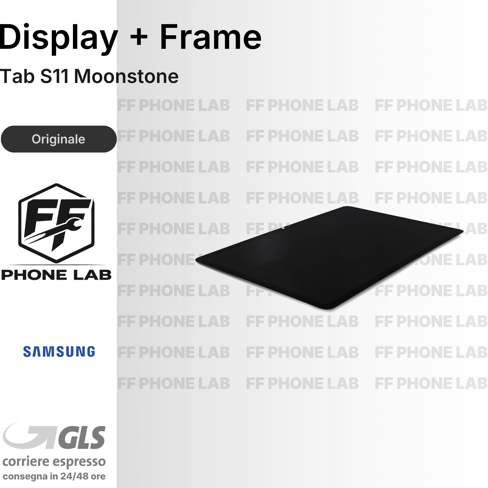 DISPLAY OLED SAMSUNG GALAXY TAB S11 SCHERMO COMPLETO CON FRAME SERVICE PACK