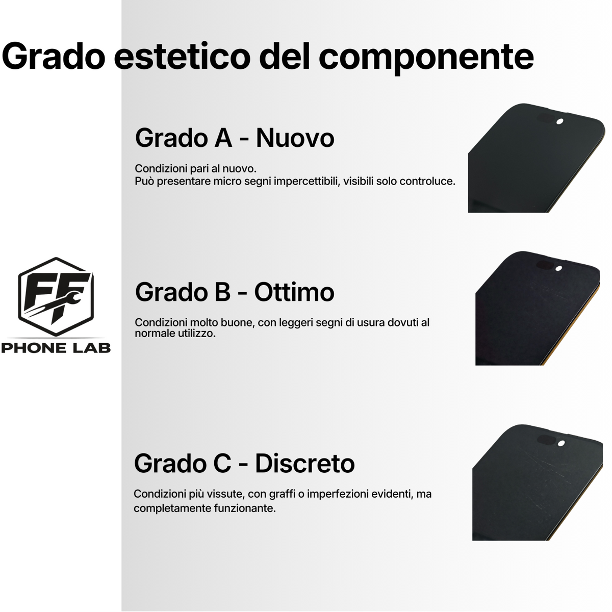 Display per iPhone 13 Mini — Originale (pulled), diagnosticabile (nessun errore)