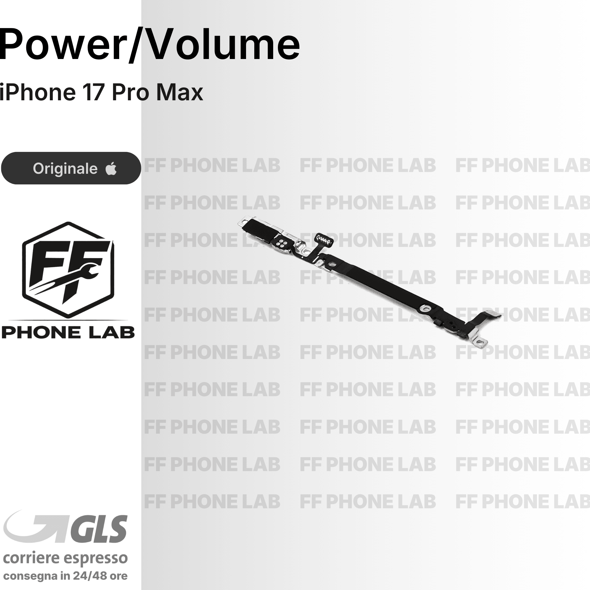 FLAT TASTO ACCENSIONE APPLE IPHONE 17 PRO MAX POWER FLEX RICAMBIO