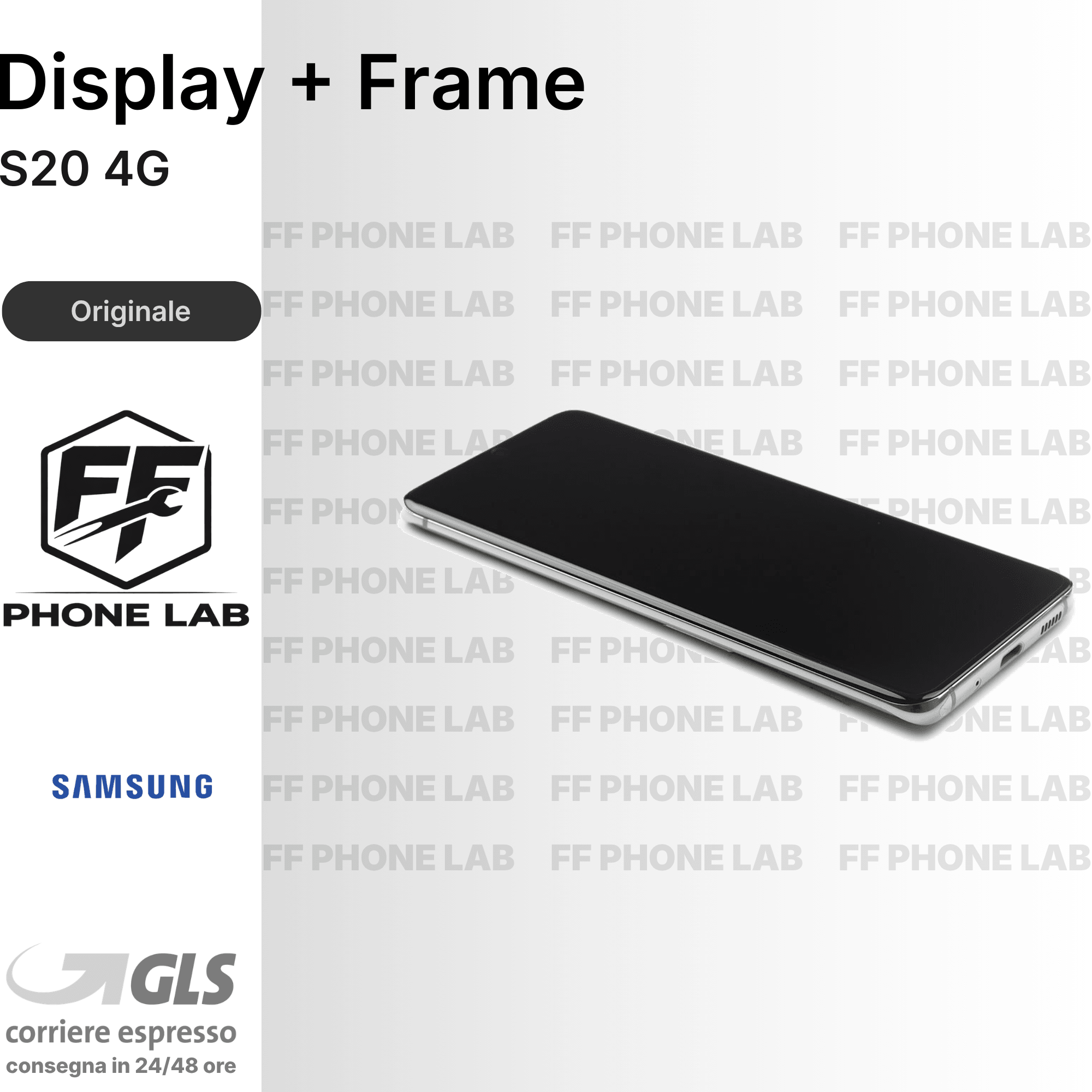 DISPLAY SAMSUNG GALAXY S20 4G SM-G980F / 5G SM-G981B SM-G980F SERVICE PACK LCD