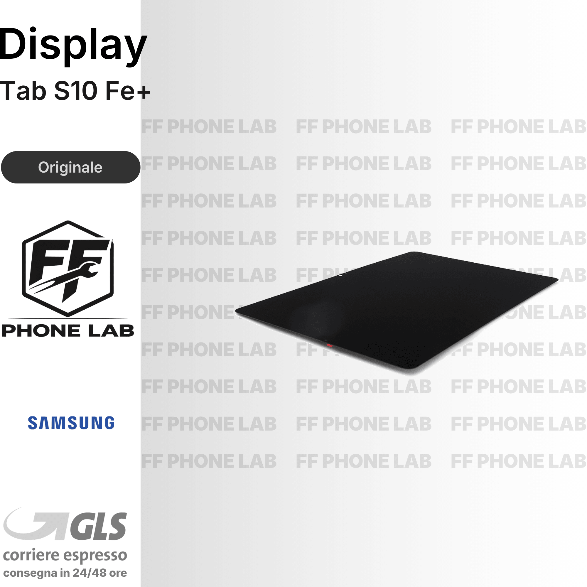 DISPLAY OLED SAMSUNG GALAXY TAB S10 FE+ SCHERMO COMPLETO CON FRAME SERVICE PACK