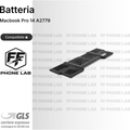 BATTERIA MACBOOK PRO 14 A2779 RICAMBIO PILA ACCUMULATORE ALTA CAPACITA TESTATA