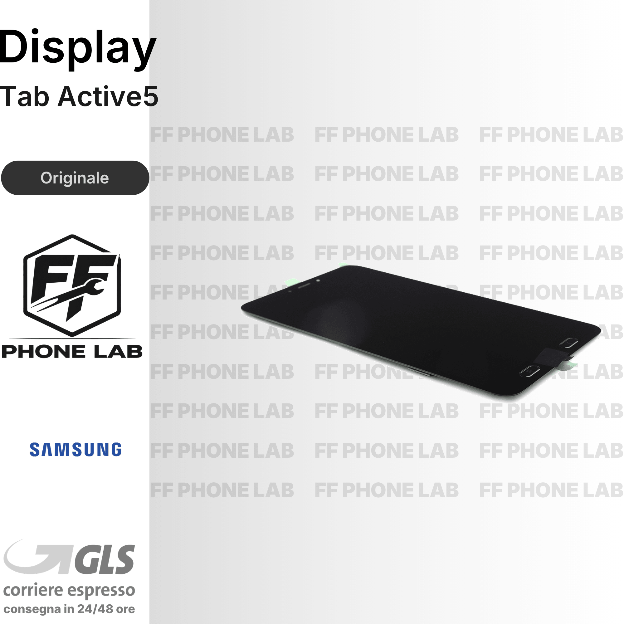 DISPLAY OLED SAMSUNG GALAXY TAB ACTIVE5 SCHERMO COMPLETO CON FRAME SERVICE PACK