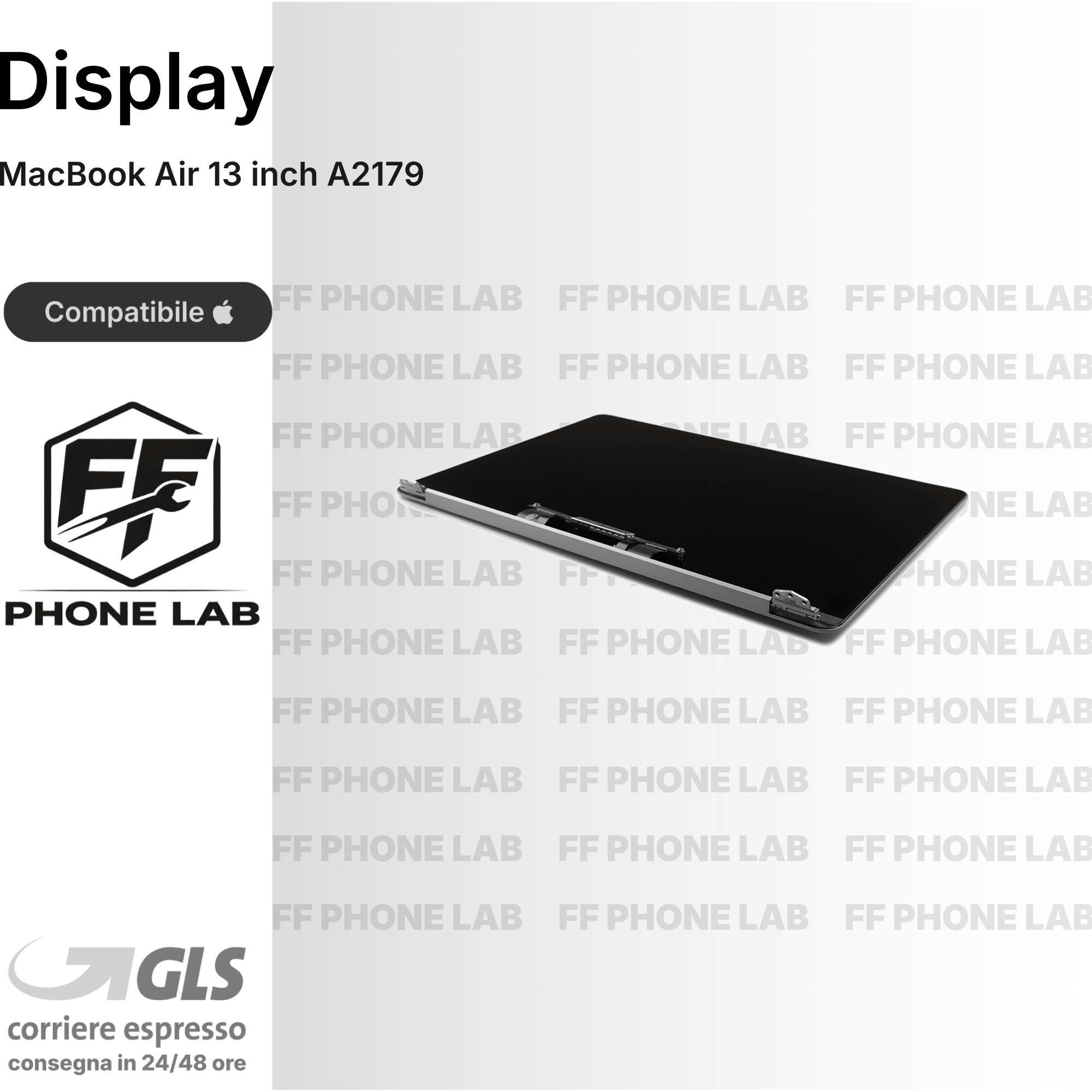DISPLAY MACBOOK AIR 13 RICAMBIO SCHERMO LCD RETINA SCREEN PER RIPARAZIONE NUOVO