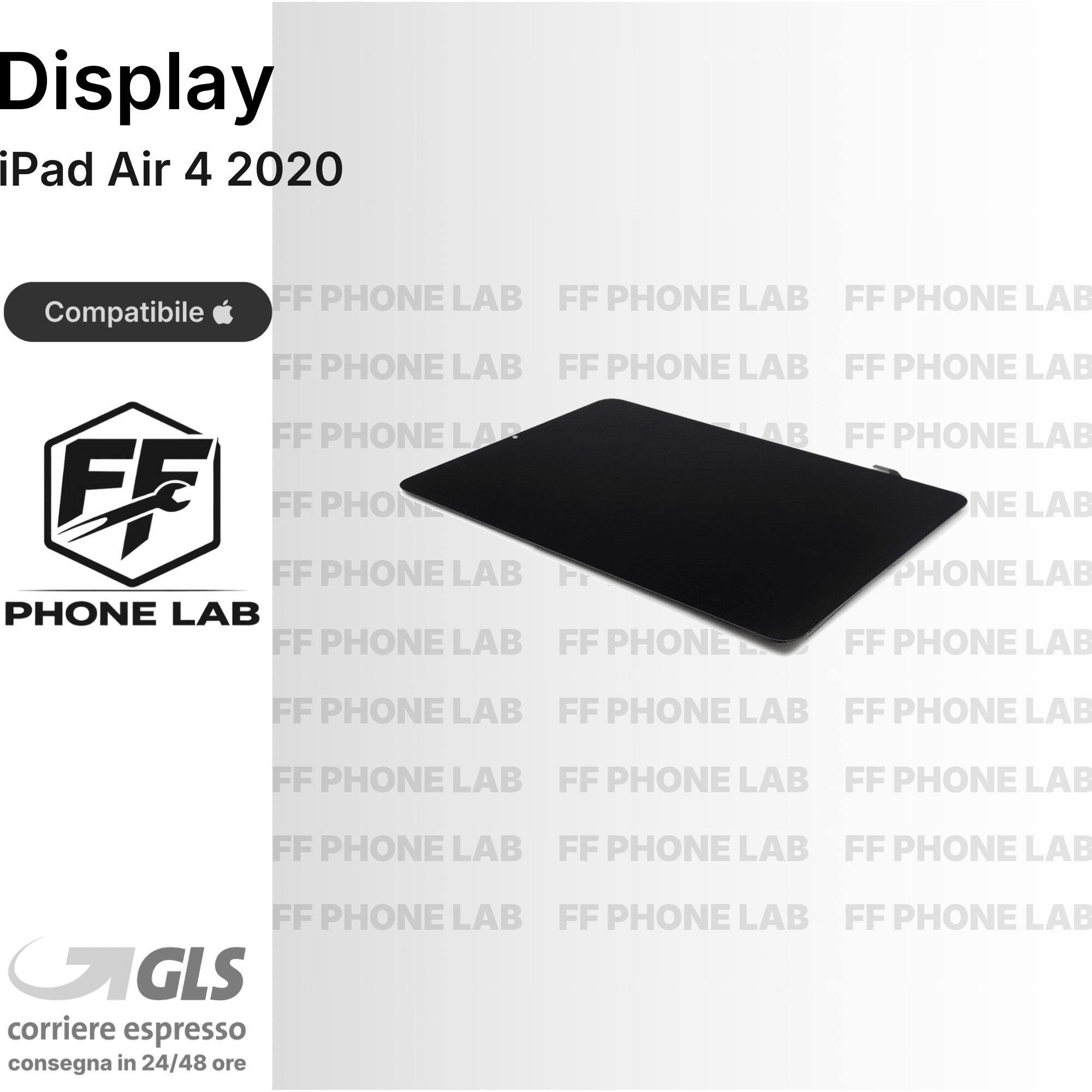 DISPLAY APPLE IPAD AIR 4 2020 RICAMBIO SCHERMO LCD TOUCH VETRO SCREEN NUOVO