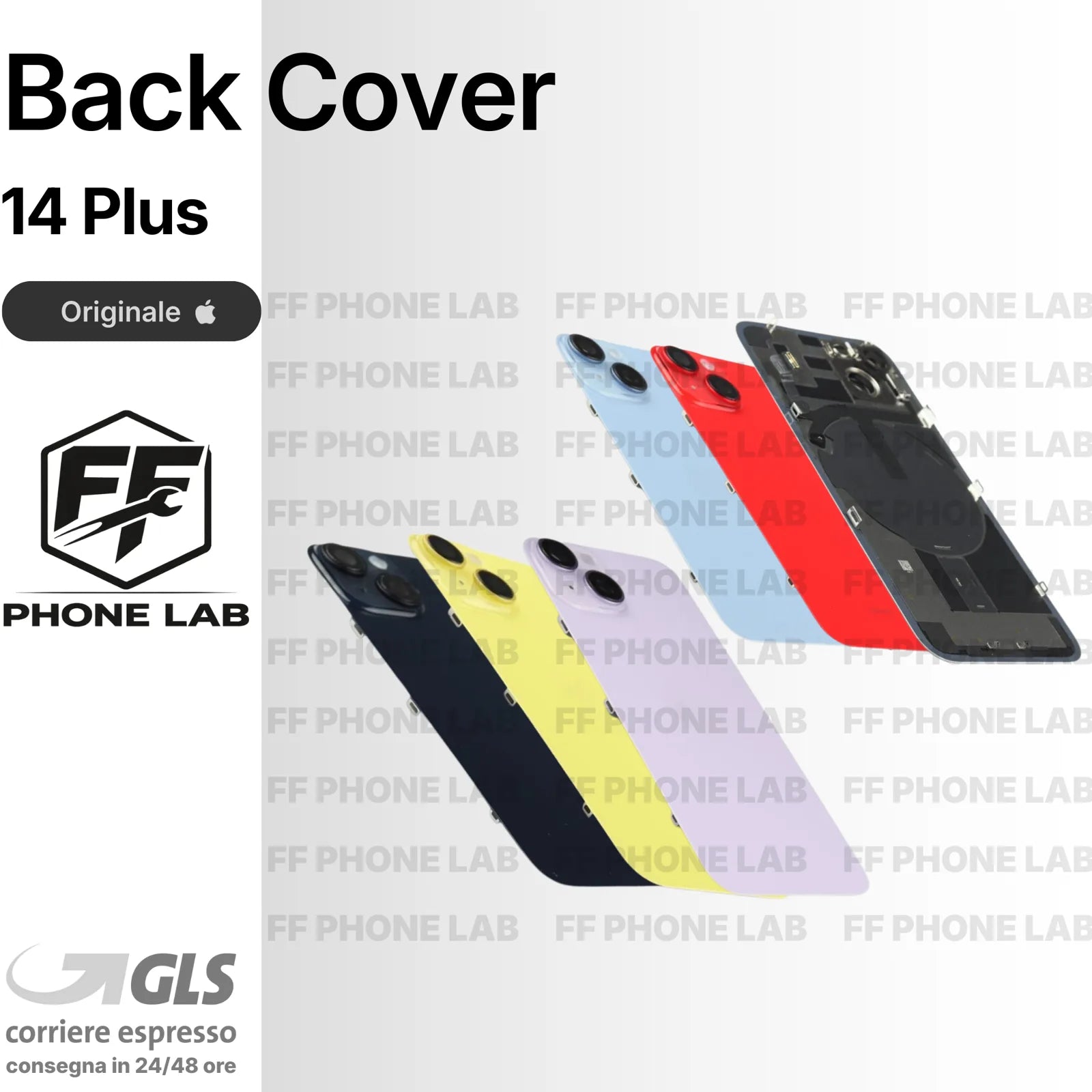 VETRO POSTERIORE ORIGINALE APPLE IPHONE 14 PLUS PULLED BACK COVER RICAMBIO