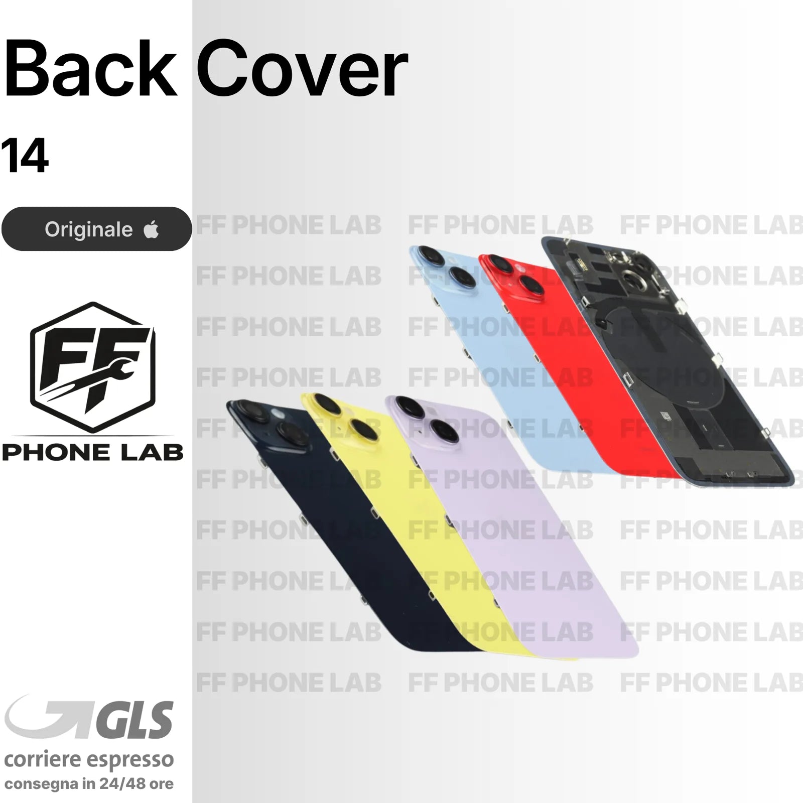 VETRO POSTERIORE ORIGINALE APPLE IPHONE 14 PULLED BACK COVER RICAMBIO