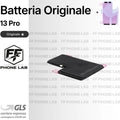 BATTERIA ORIGINALE APPLE IPHONE 13 PRO A2656 3095MAH PULLED RICAMBIO TESTATA