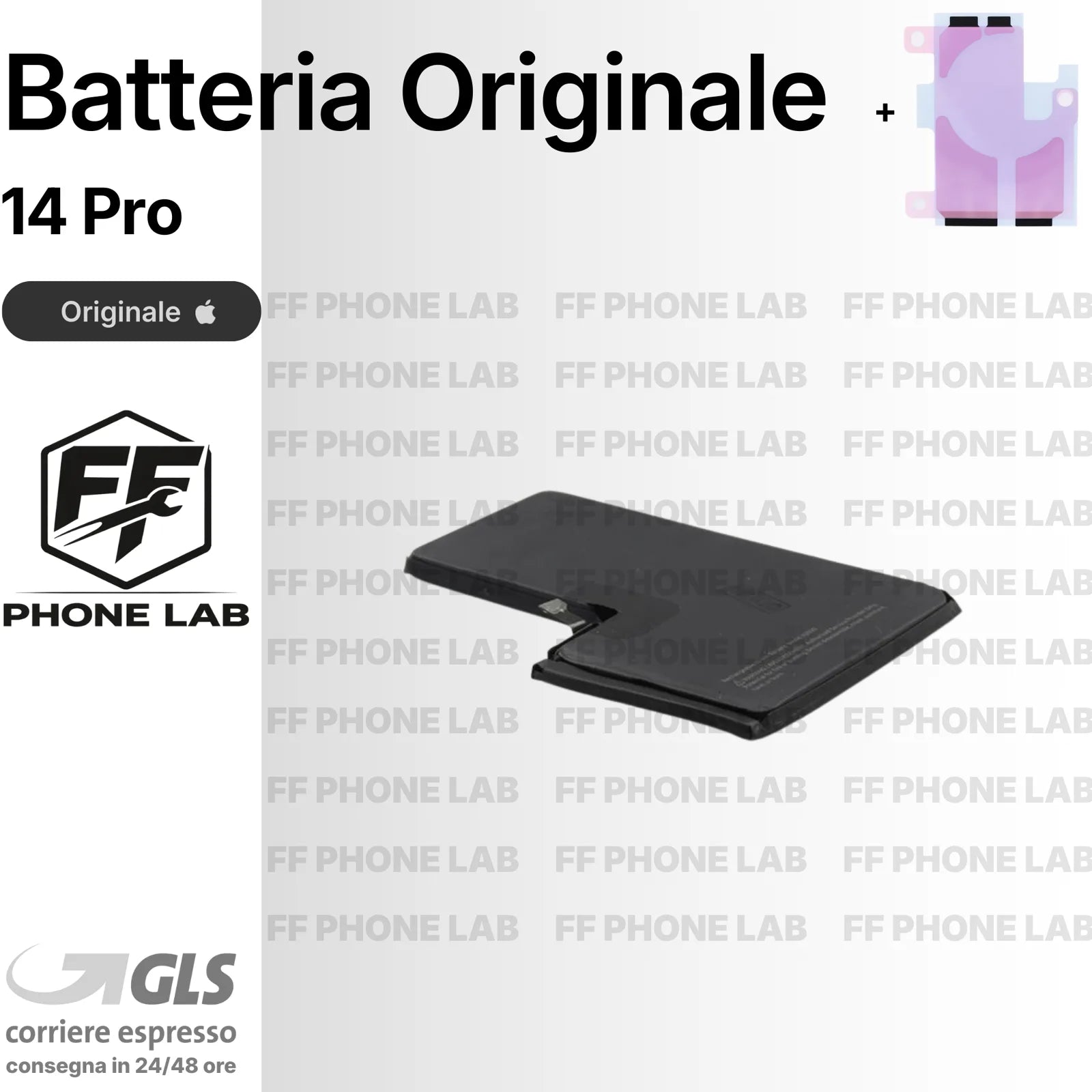 BATTERIA ORIGINALE APPLE IPHONE 14 PRO A2866 3200MAH PULLED RICAMBIO TESTATA