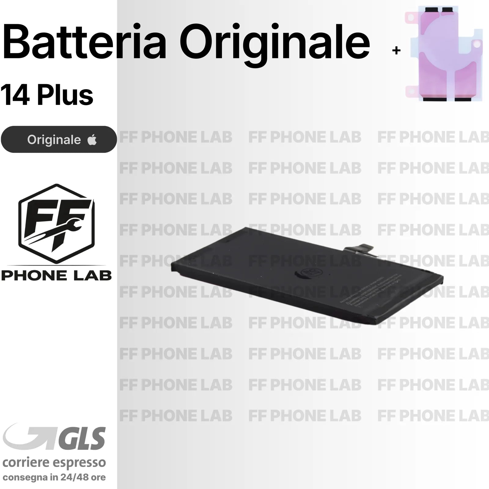 BATTERIA ORIGINALE APPLE IPHONE 14 PLUS A2850 4325MAH PULLED RICAMBIO TESTATA
