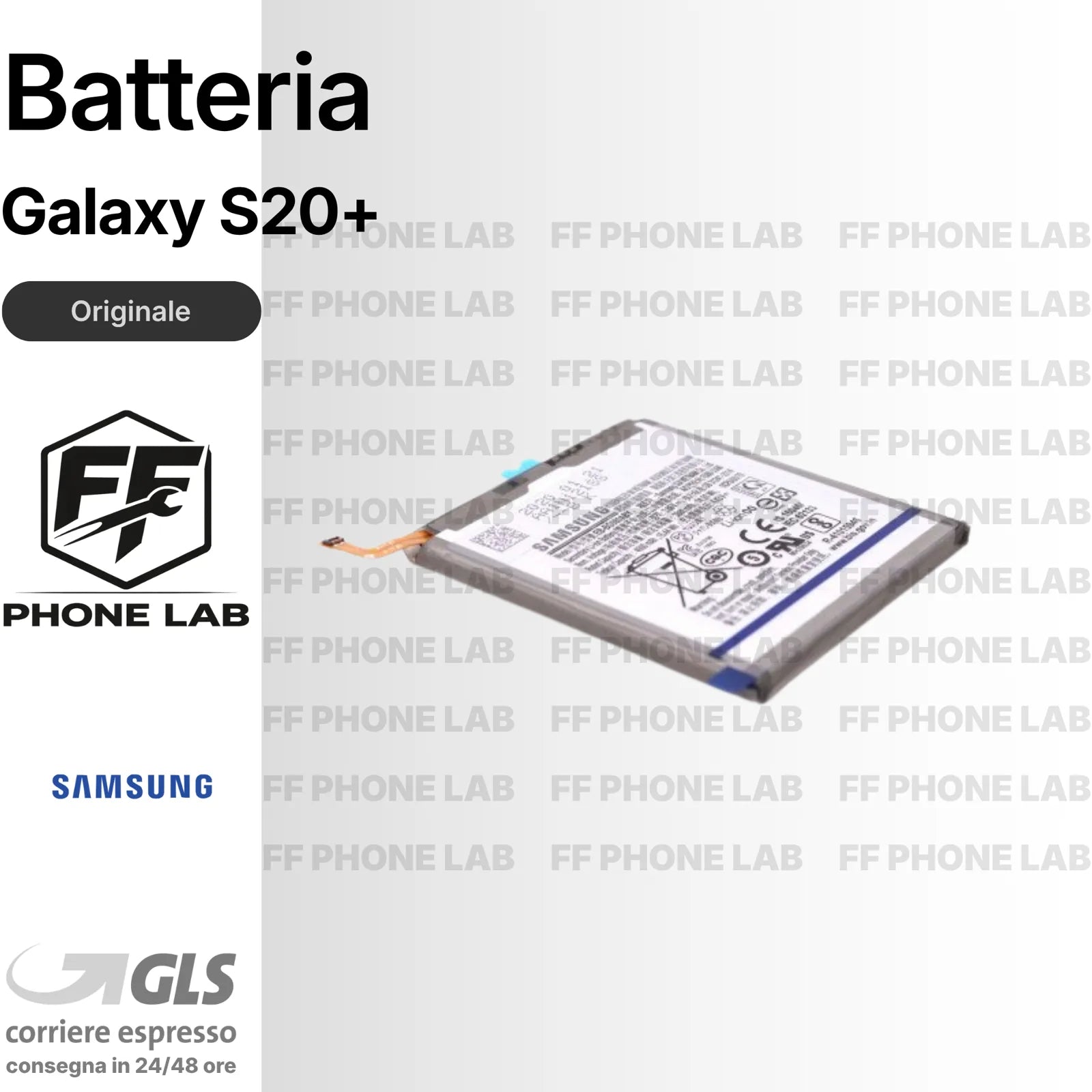 BATTERIA ORIGINALE SAMSUNG GALAXY S20 PLUS SERVICE PACK SM-G985 GH82-22133A