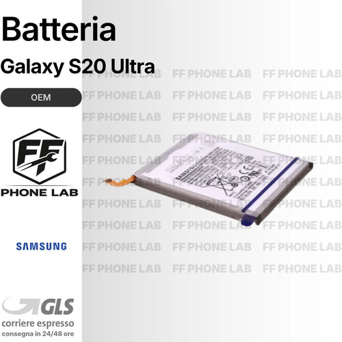 BATTERIA SAMSUNG GALAXY S20 ULTRA SM-G988 NUOVA OEM PARI ORIGINALE 5000mAh