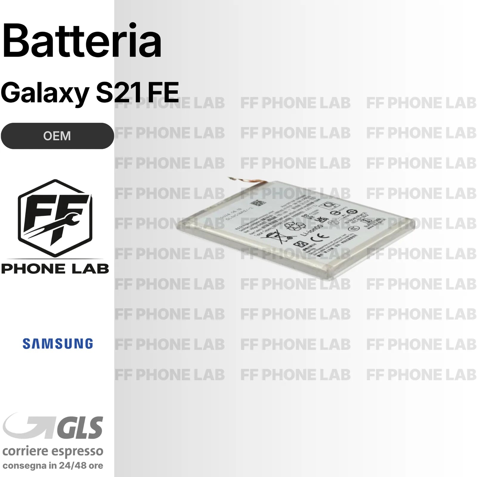 BATTERIA SAMSUNG GALAXY S21 FE 5G SM-G990 NUOVA OEM PARI ORIGINALE 4500mAh