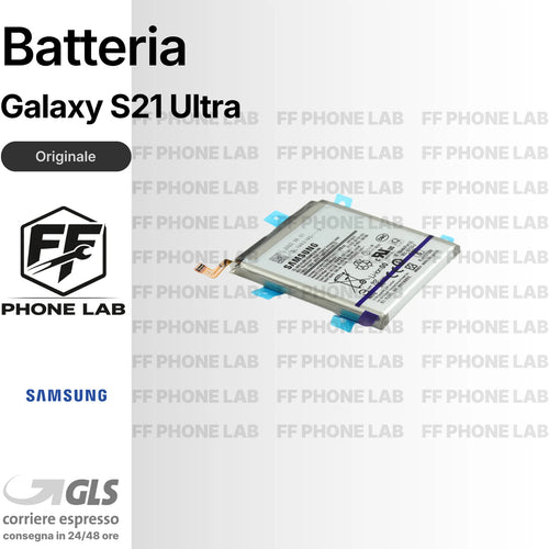 BATTERIA ORIGINALE SAMSUNG GALAXY S21 ULTRA  NUOVA SERVICE PACK + BIADESIVO