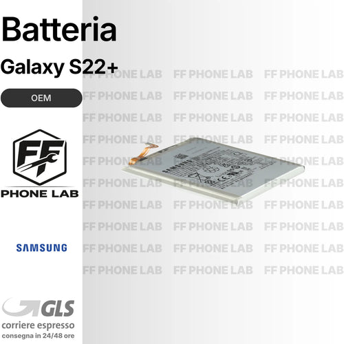 BATTERIA SAMSUNG GALAXY S22 PLUS 5G SM-S906 NUOVA OEM PARI ORIGINALE + BIADESIVO