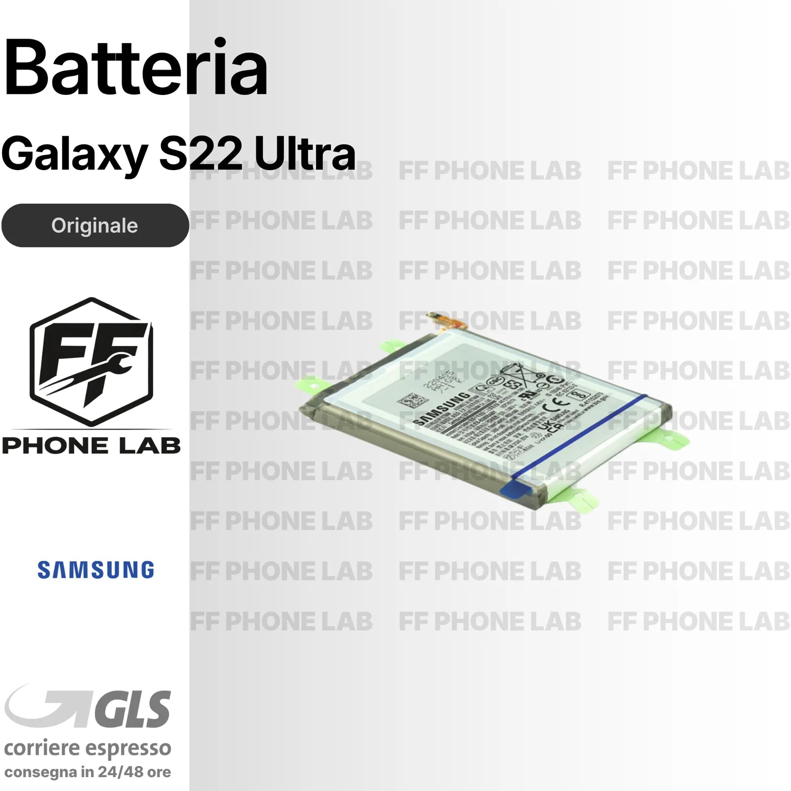 BATTERIA ORIGINALE SAMSUNG GALAXY S22 ULTRA SM-S908 GH82-27484A SERVICE PACK
