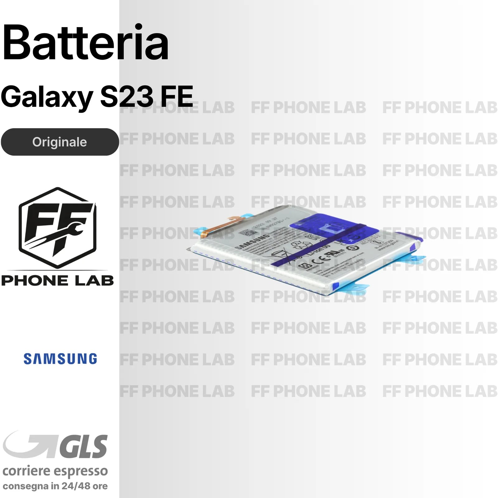 BATTERIA ORIGINALE SAMSUNG GALAXY S23 FE SM-S711 GH82-32860A NUOVA SERVICE PACK