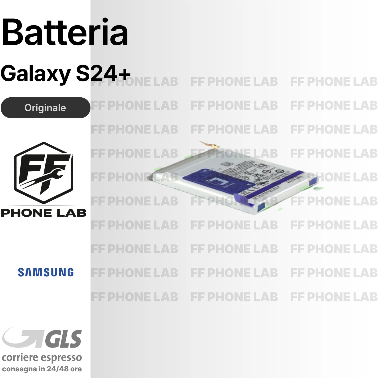 BATTERIA ORIGINALE SAMSUNG GALAXY S24 PLUS SM-S926 GH82-33334A SERVICE PACK