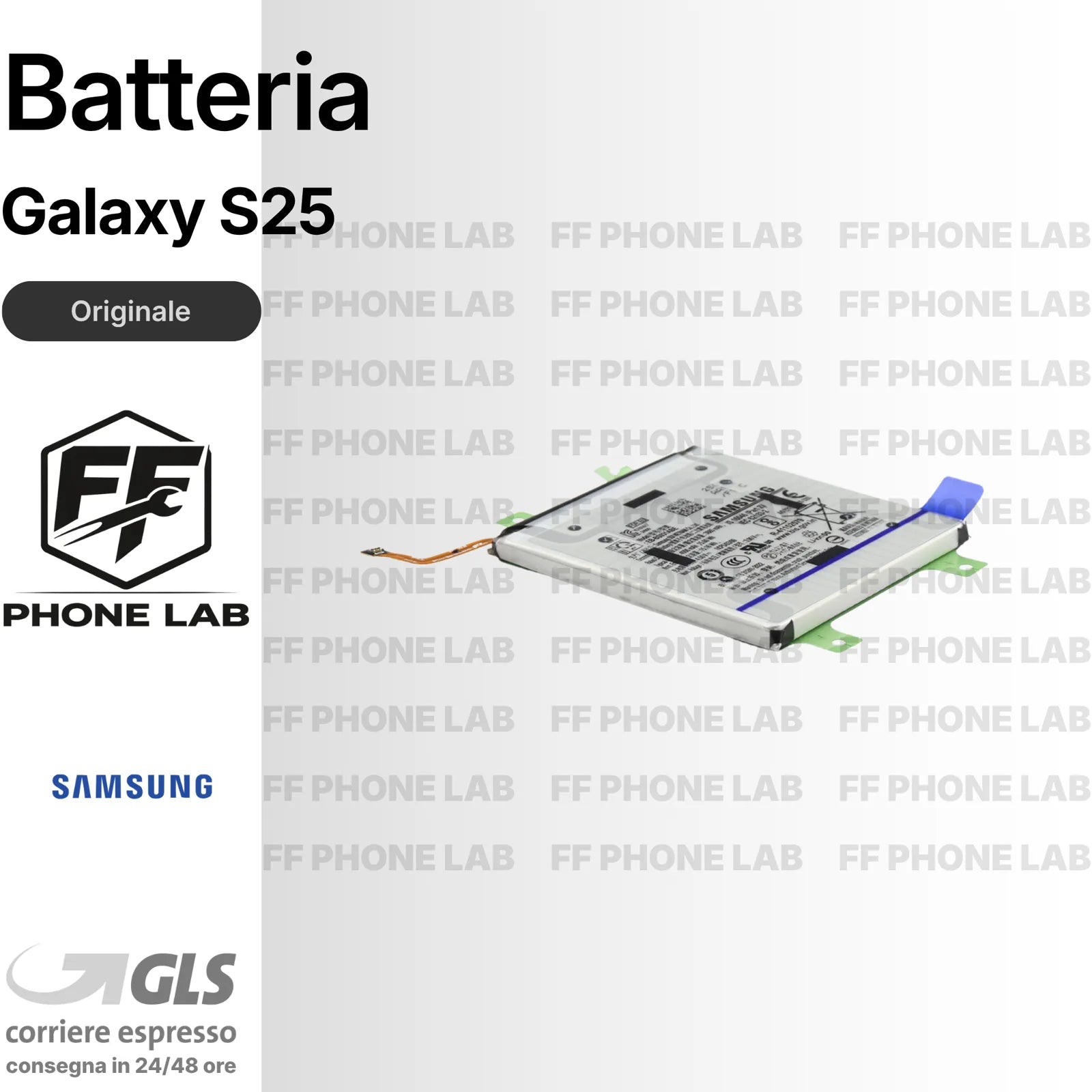 BATTERIA ORIGINALE SAMSUNG GALAXY S25 SM-S931 GH82-36331A NUOVA SERVICE PACK