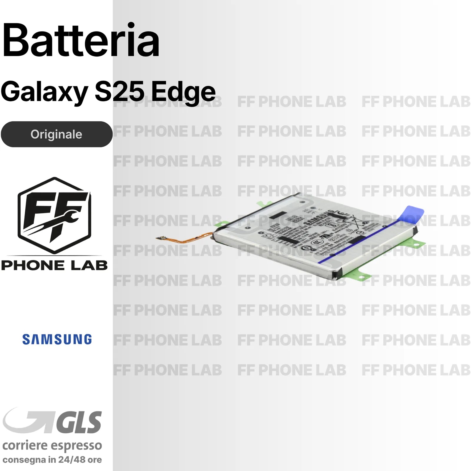 BATTERIA ORIGINALE SAMSUNG GALAXY S25 EDGE SM-S937 GH82-37227A SERVICE PACK