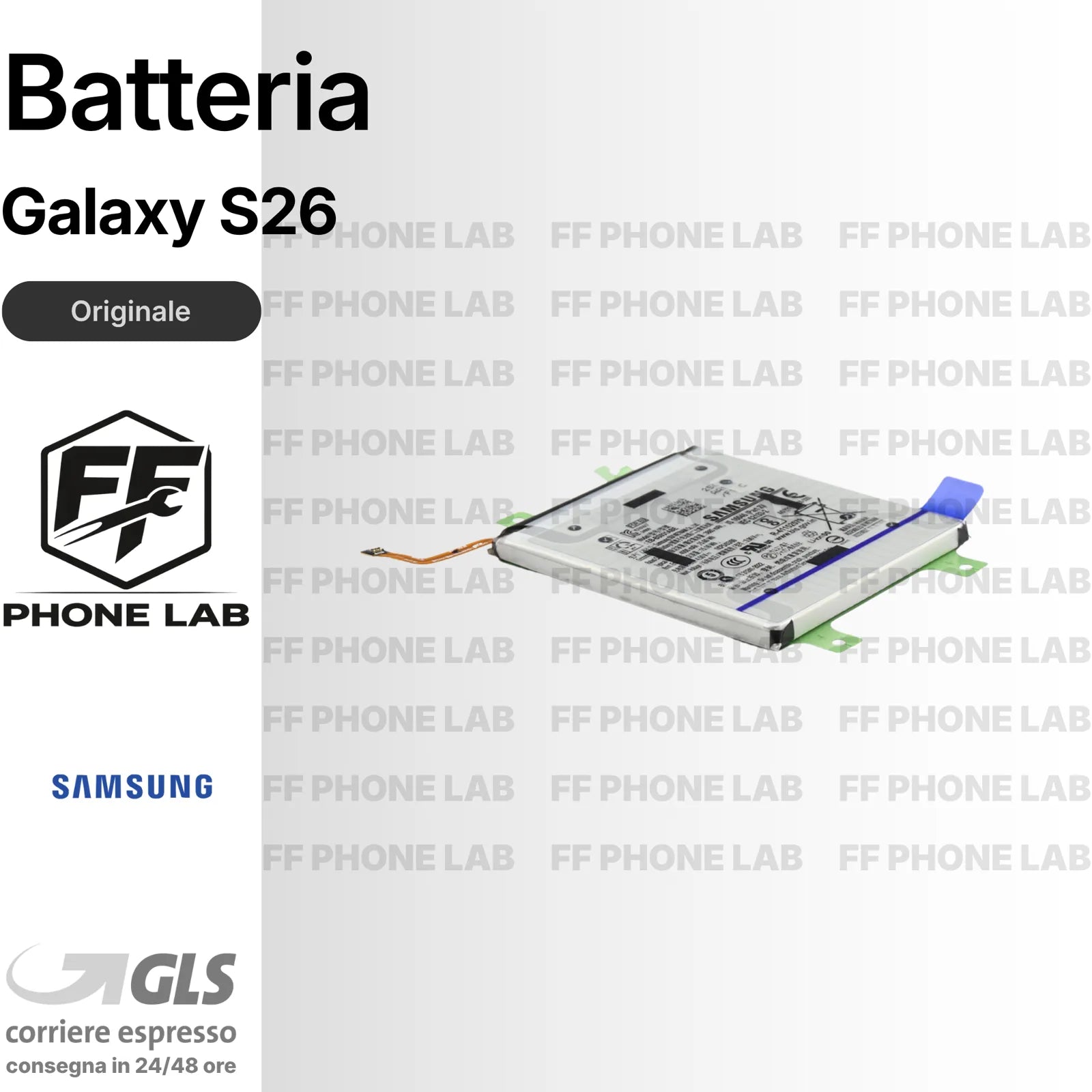 BATTERIA ORIGINALE SAMSUNG GALAXY S26 SM-S942 GH82-39193A NUOVA SERVICE PACK