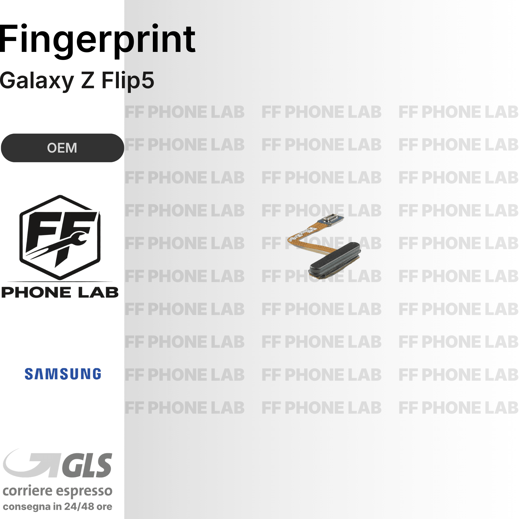 FLAT SENSORE IMPRONTE SAMSUNG GALAXY Z FLIP5 FINGERPRINT RICAMBIO