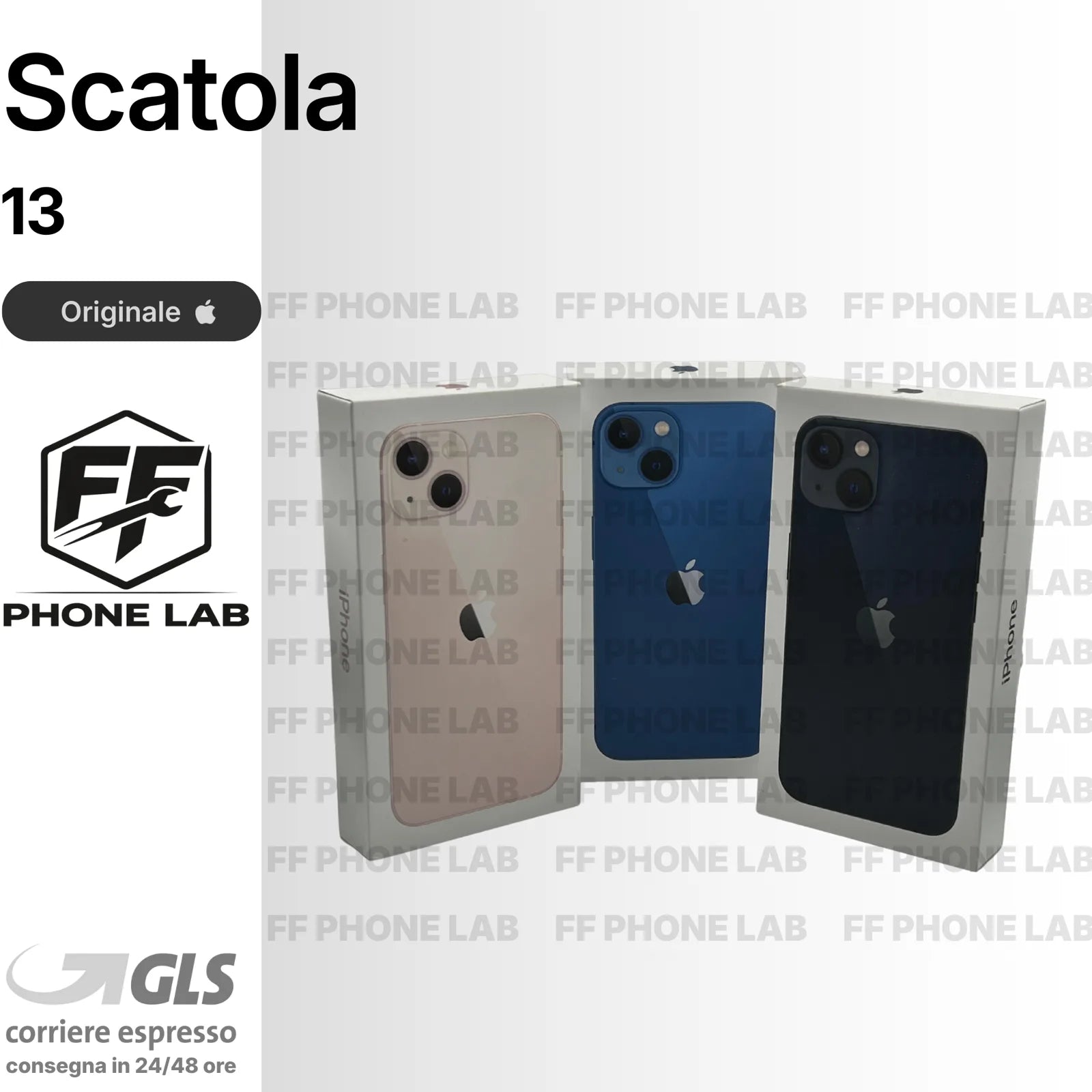 SCATOLA ORIGINALE APPLE IPHONE 13 A2633 A2482 VUOTA BOX