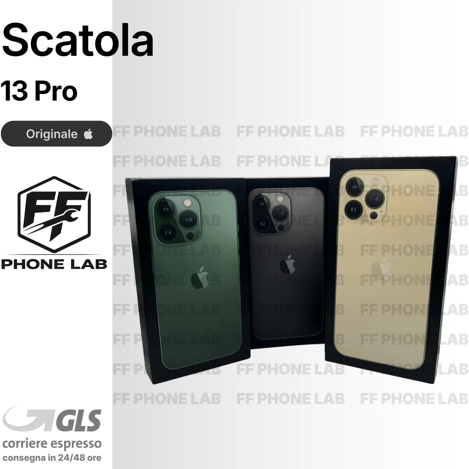 SCATOLA ORIGINALE APPLE IPHONE 13 PRO A2638 VUOTA BOX