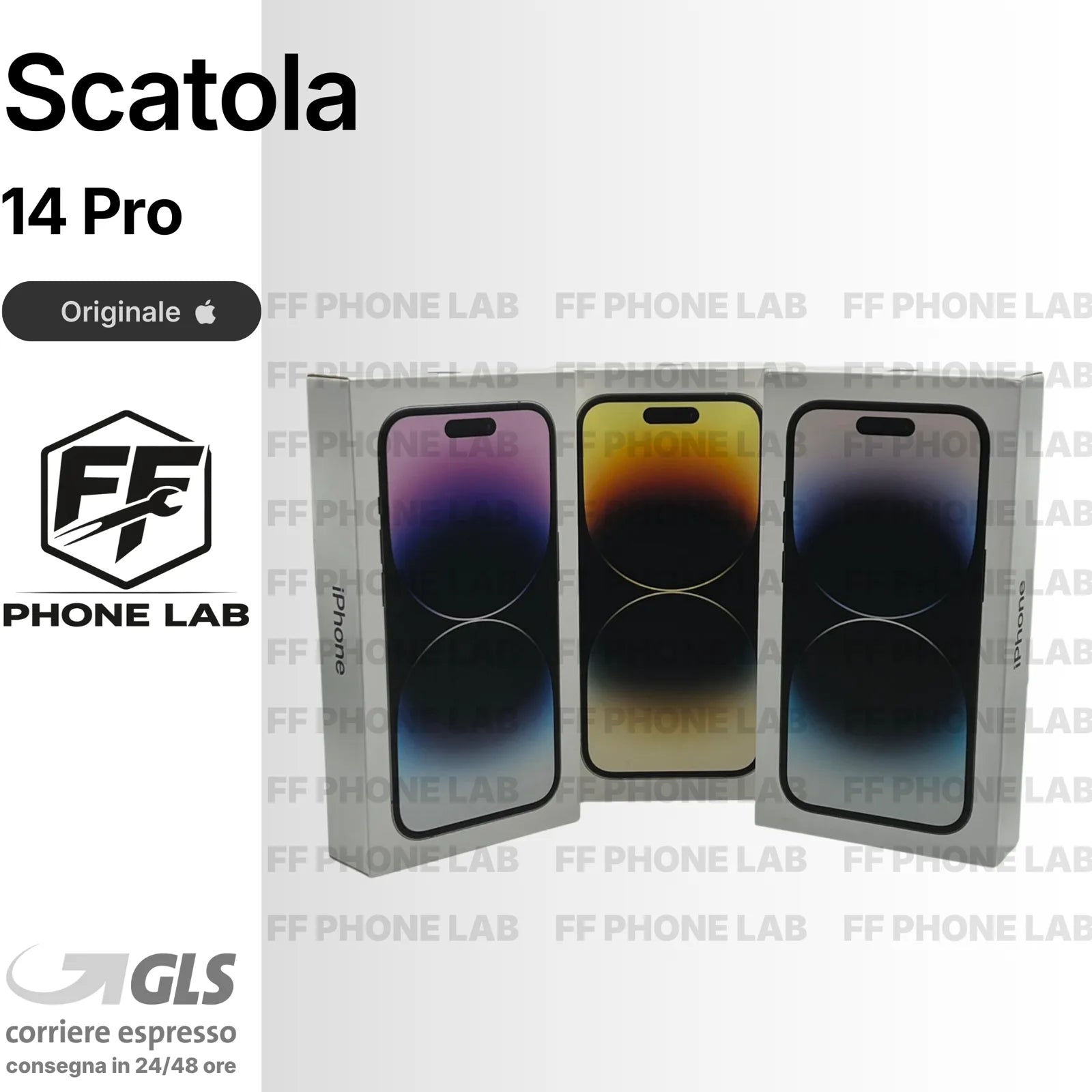 SCATOLA ORIGINALE APPLE IPHONE 14 PRO A2890 VUOTA BOX