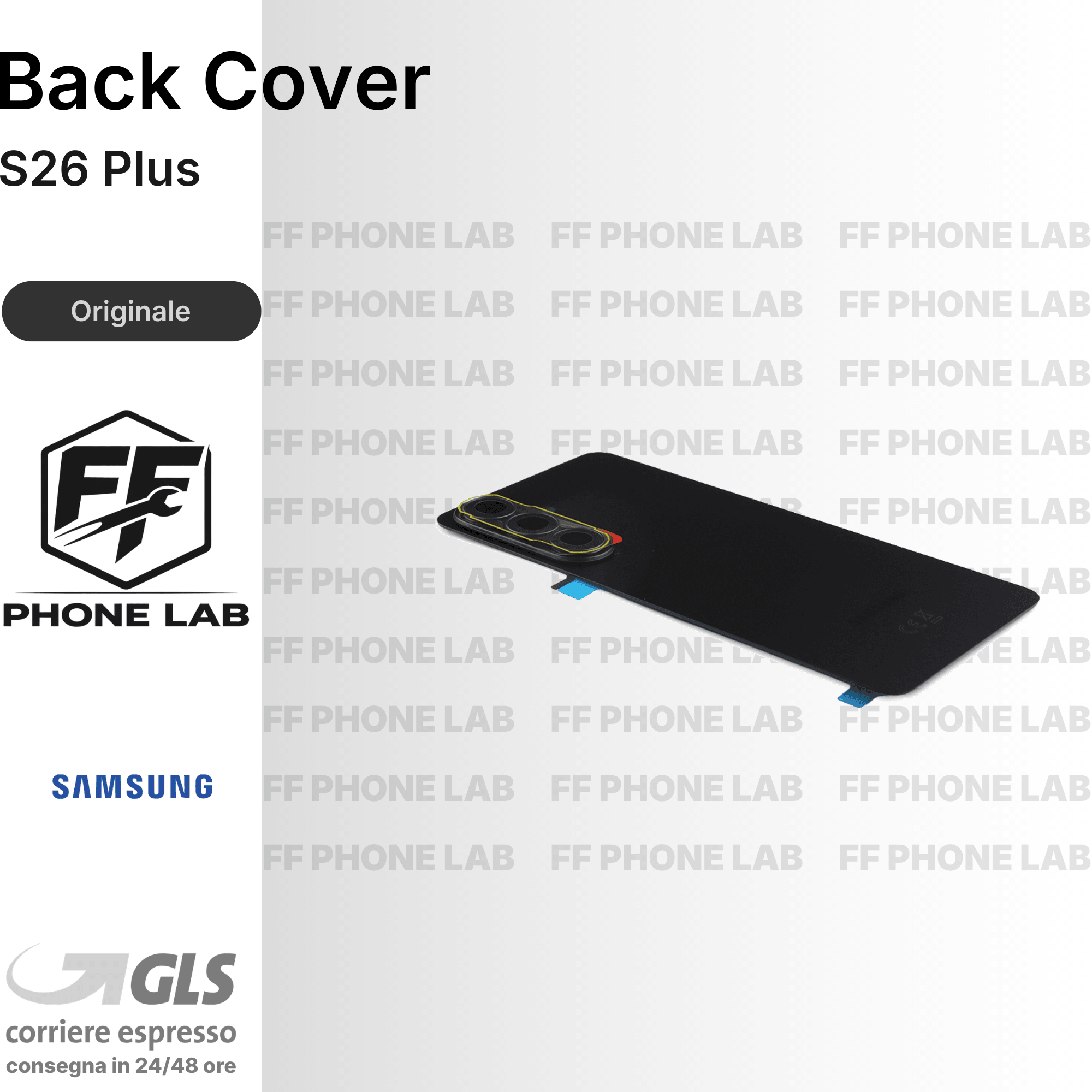 BACK COVER SCOCCA SAMSUNG GALAXY S26 PLUS SM-S947B SERVICE PACK RICAMBIO RETRO