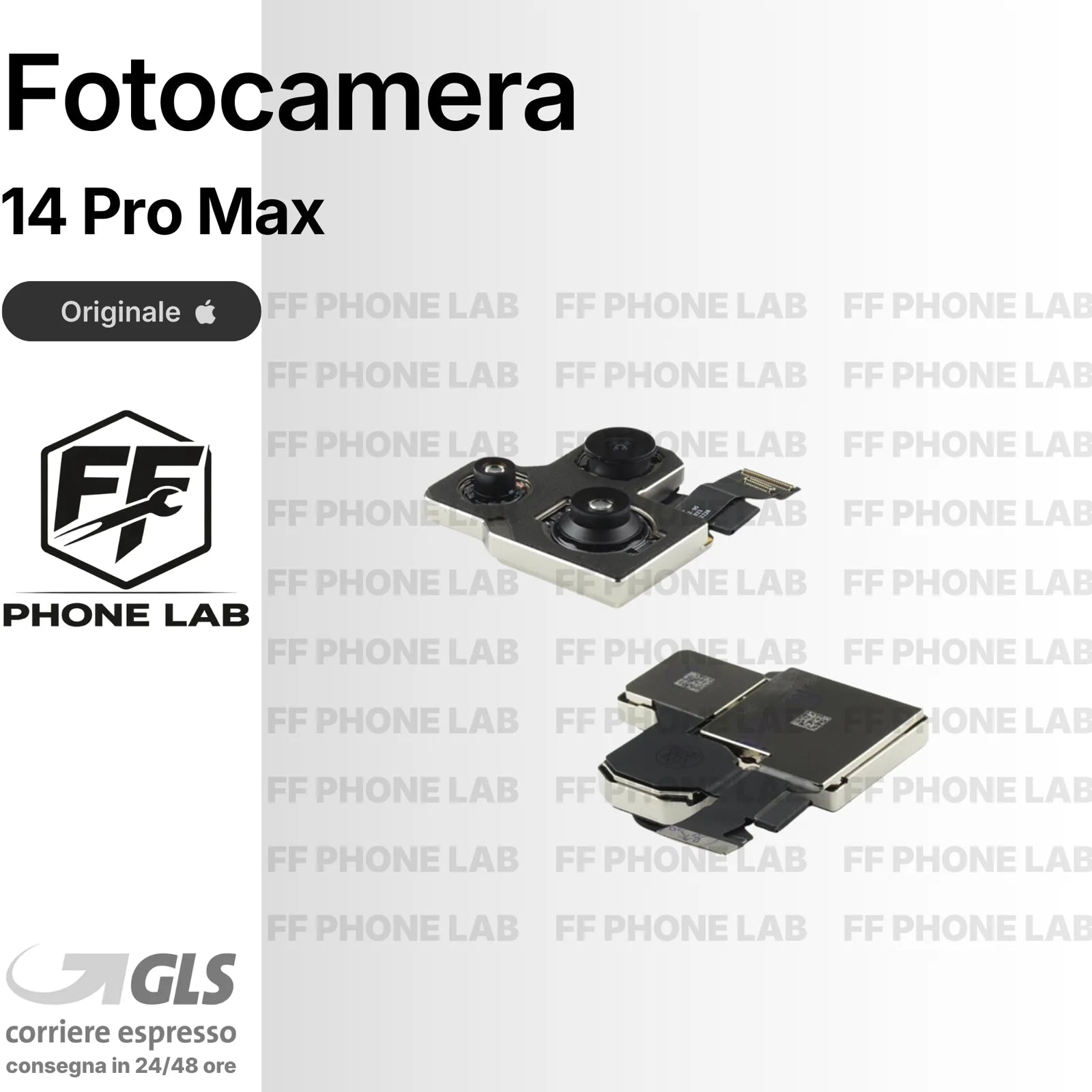 FOTOCAMERA POSTERIORE ORIGINALE APPLE IPHONE 14 PRO MAX PULLED BACK CAMERA