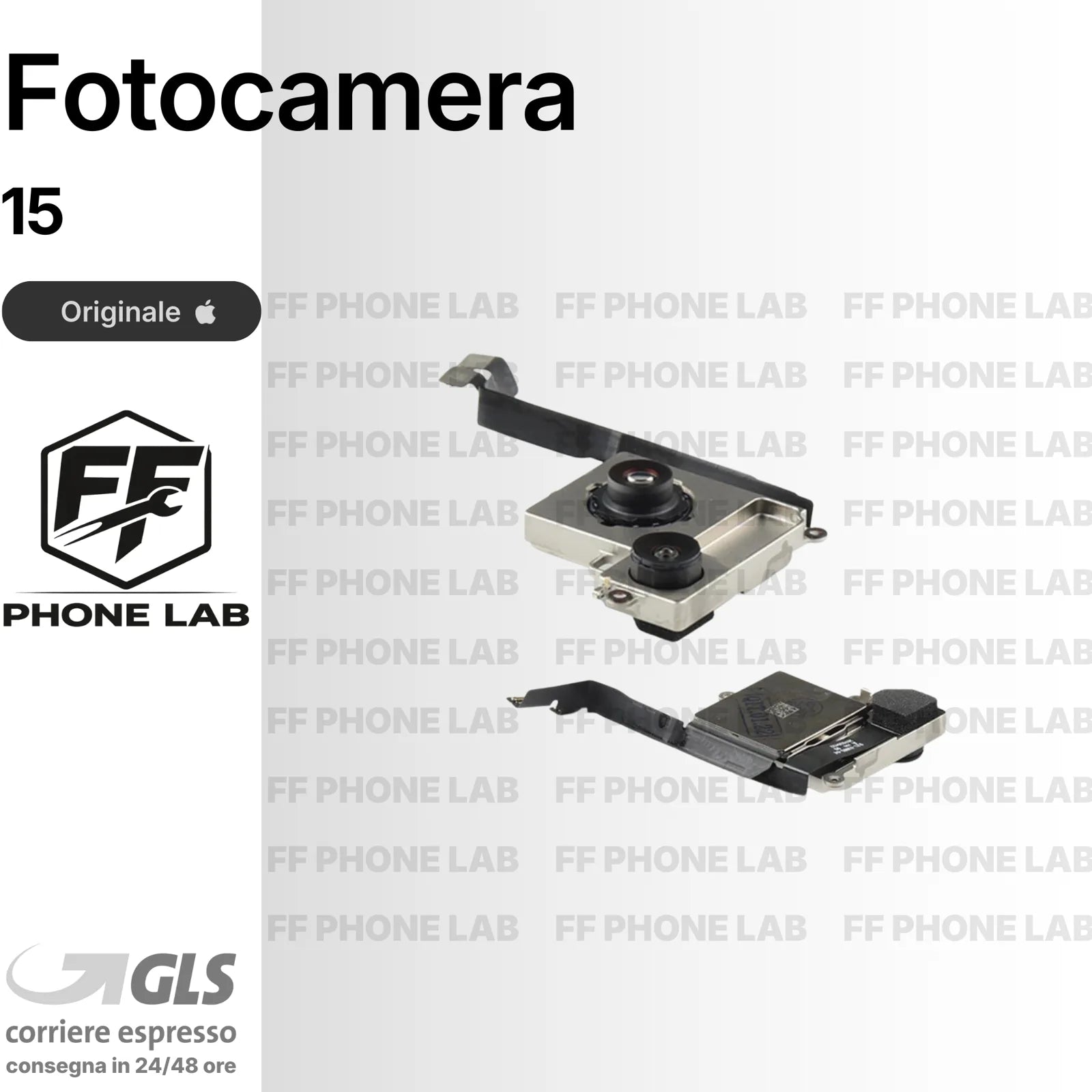 FOTOCAMERA POSTERIORE ORIGINALE APPLE IPHONE 15 PULLED BACK CAMERA