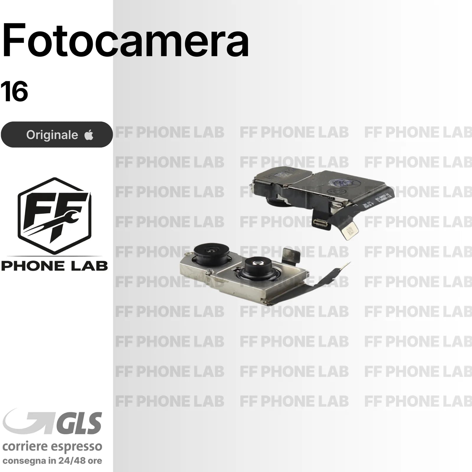 FOTOCAMERA POSTERIORE ORIGINALE APPLE IPHONE 16 PULLED BACK CAMERA
