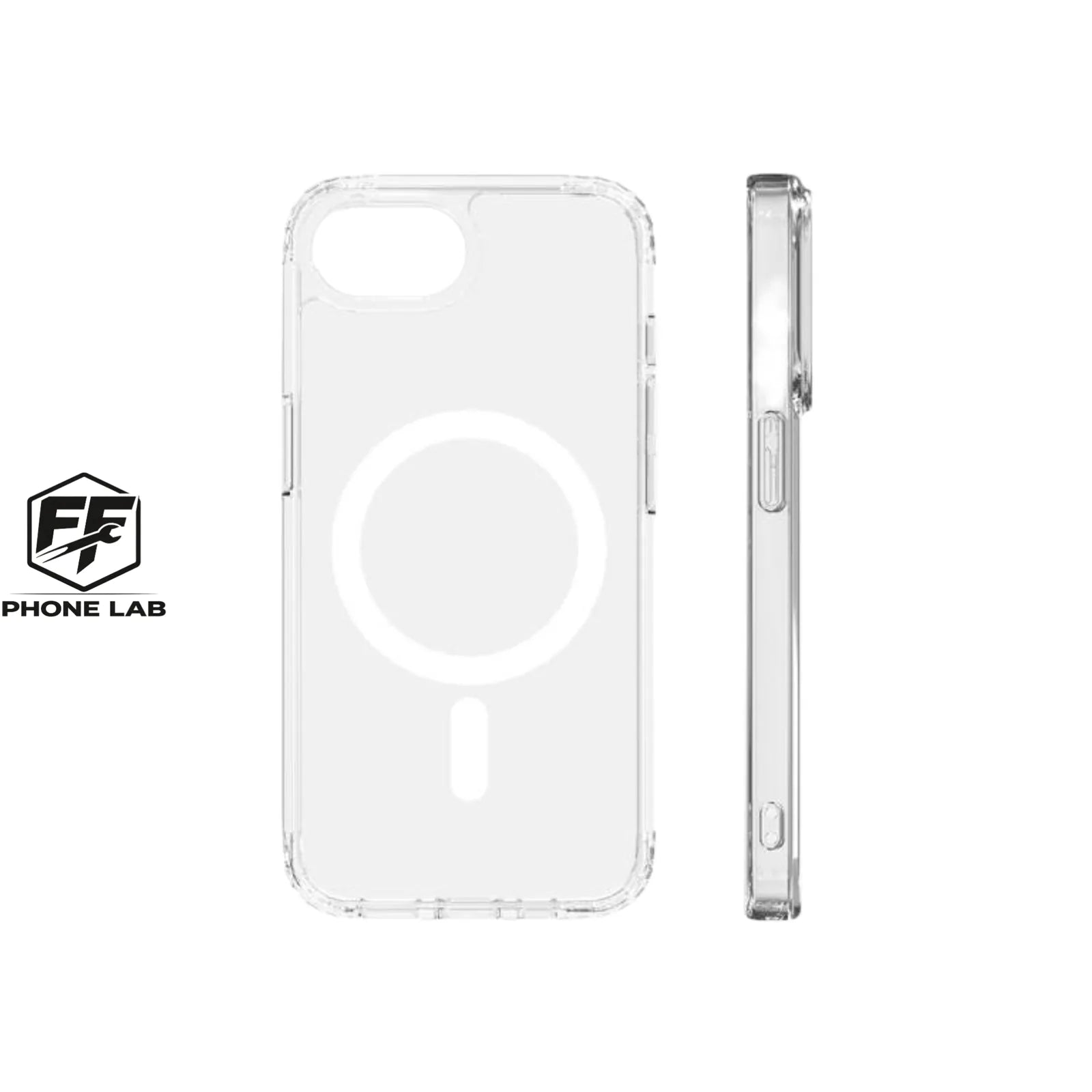 COVER CUSTODIA MAGSAFE PER APPLE IPHONE 16E MAGNETICA ANTIURTO TRASPARENTE