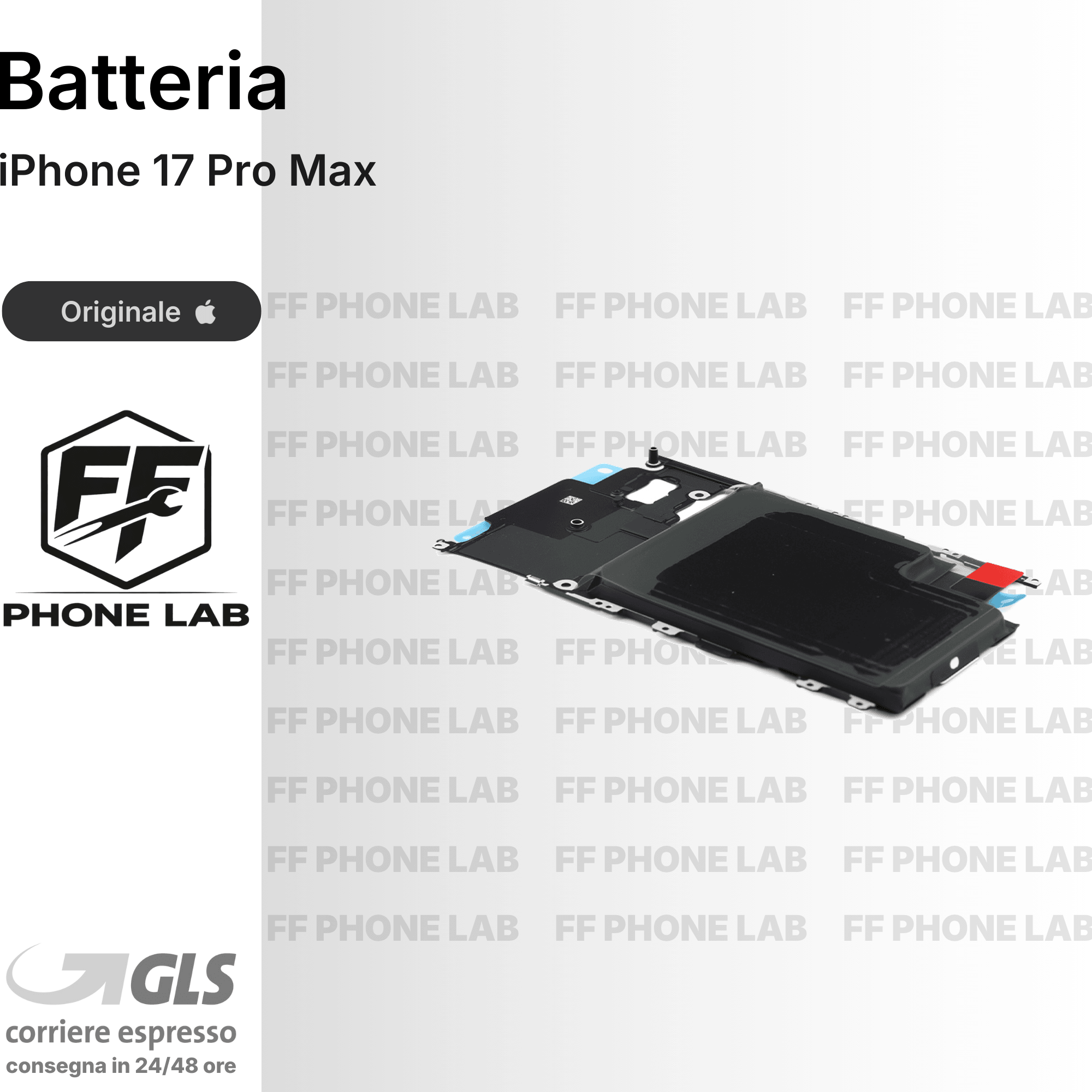BATTERIA APPLE IPHONE 17 PRO MAX SERVICE PACK