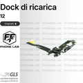 FLAT DOCK CONNETTORE DI RICARICA PER APPLE IPHONE 12 ORIGINALE 100% + MICROFONO