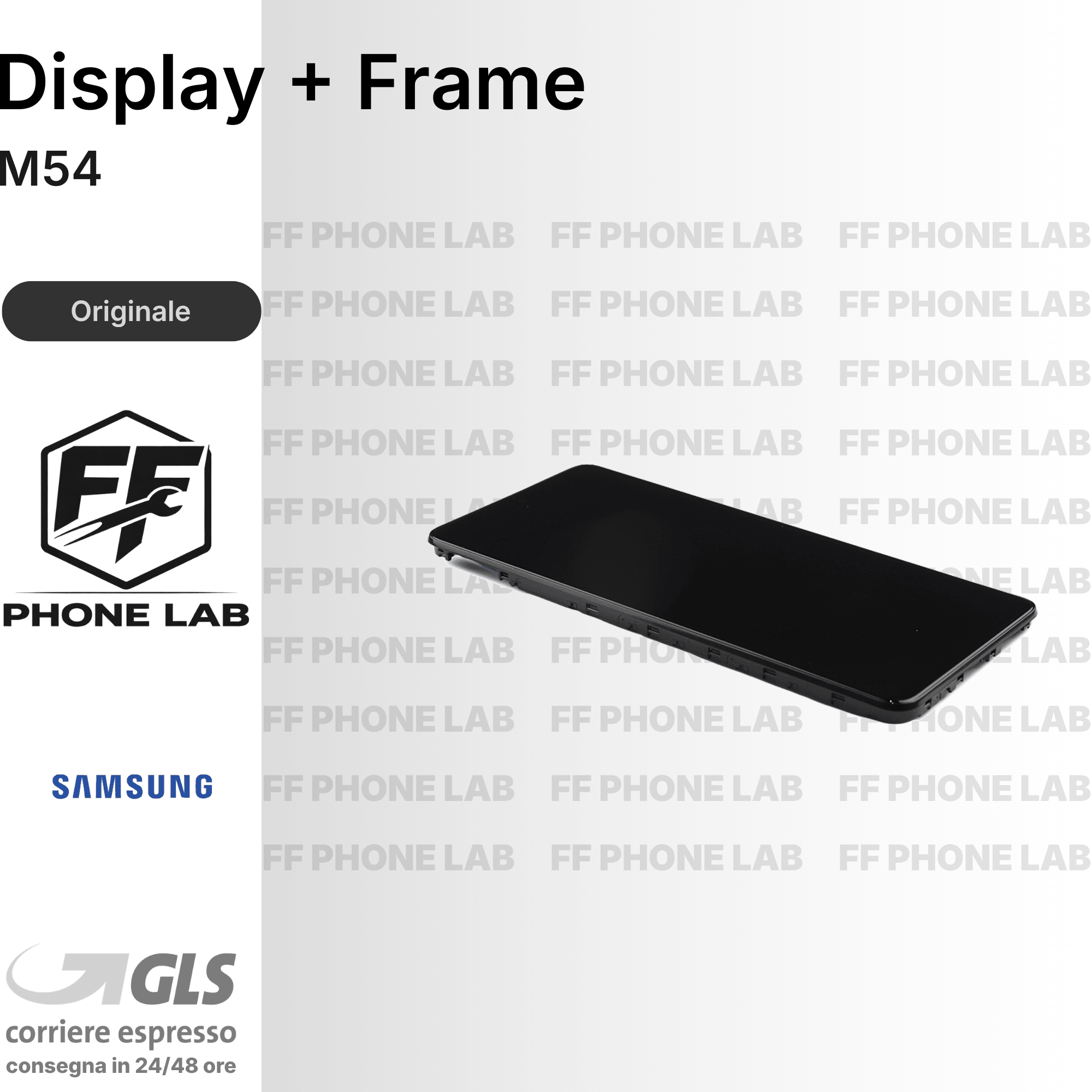 DISPLAY OLED SAMSUNG GALAXY M54 SM-M546B SCHERMO COMPLETO CON FRAME SERVICE PACK