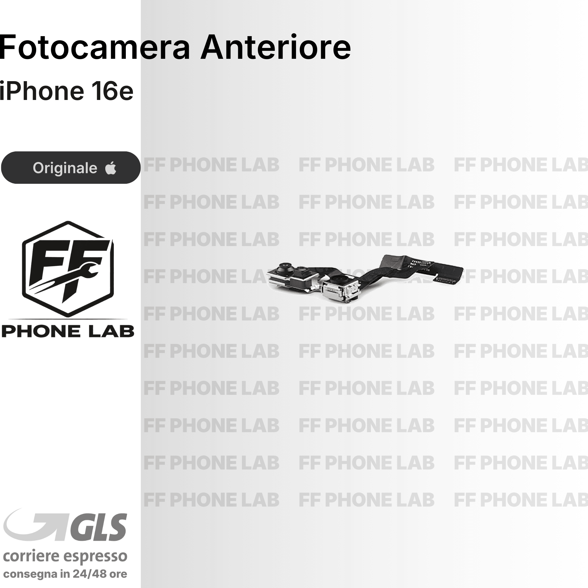 FOTOCAMERA ANTERIORE APPLE IPHONE 16E PULLED SENZA FACE ID RICAMBIO